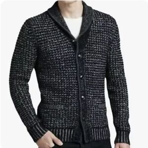 Rag & Bone Neiman Marcus Target Sweater Cardigan Wool Blend Shawl Collar S/M
